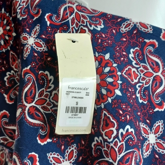 Francesca’s Maxi Dress.  Style Jadeen Size Small  shoulder. - Picture 13 of 15